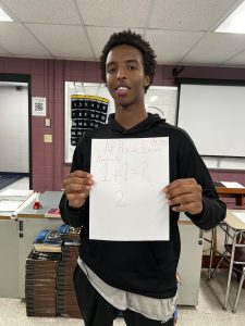 Junior Yahye Mire believes AP Precalculus would have better prepared him for AP Calculus. 
